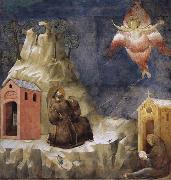 GIOTTO di Bondone Stigmatization of St Francis painting